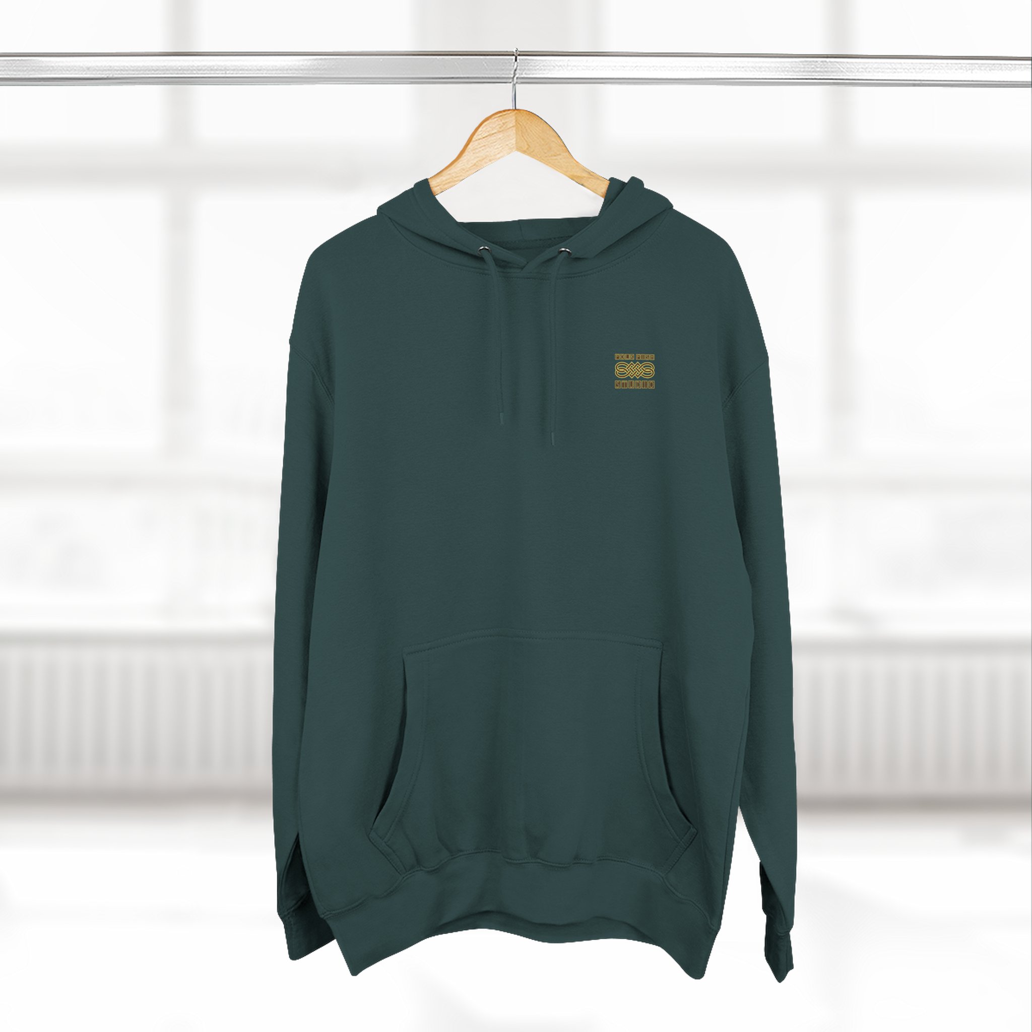 Flounder Pounder Folk Fish Hoodie - Image 4