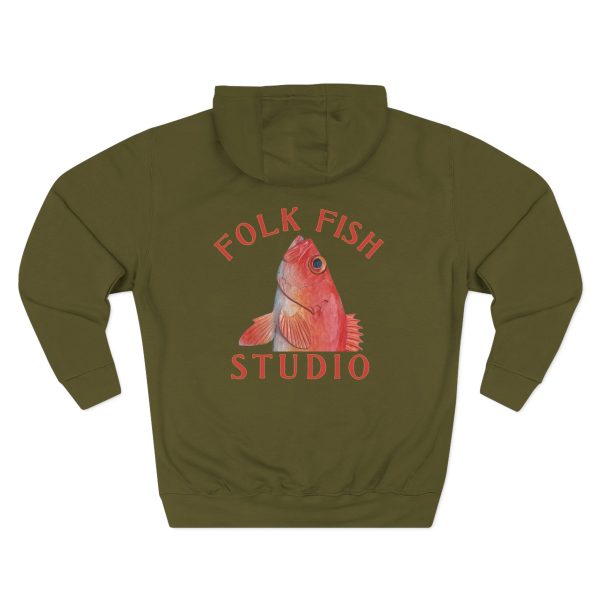 Acadian Red Head Folk Fish Hoodie