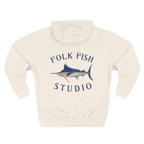 Old Man Marlin Folk Fish Hoodie