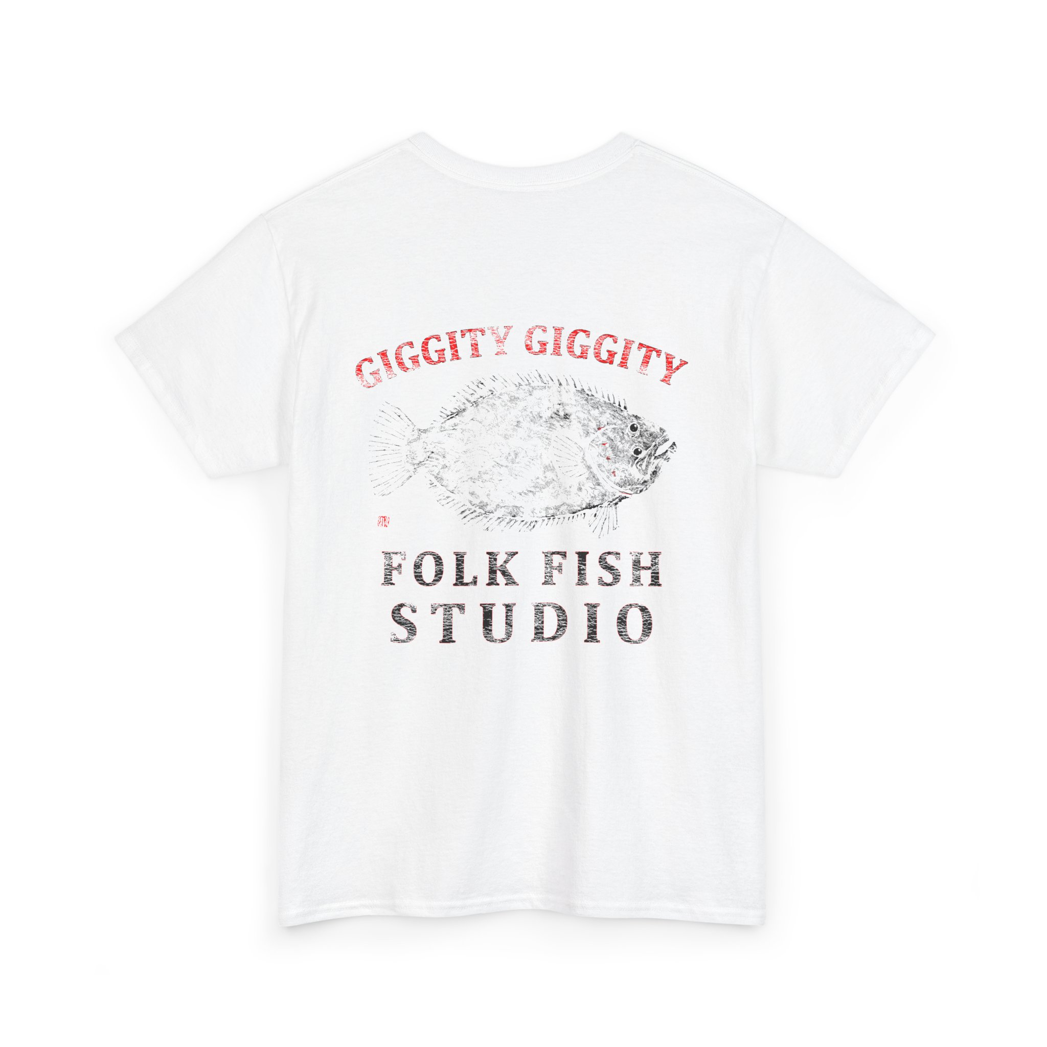 Giggity Giggity Doormat Folk Fish T-Shirt - Image 12