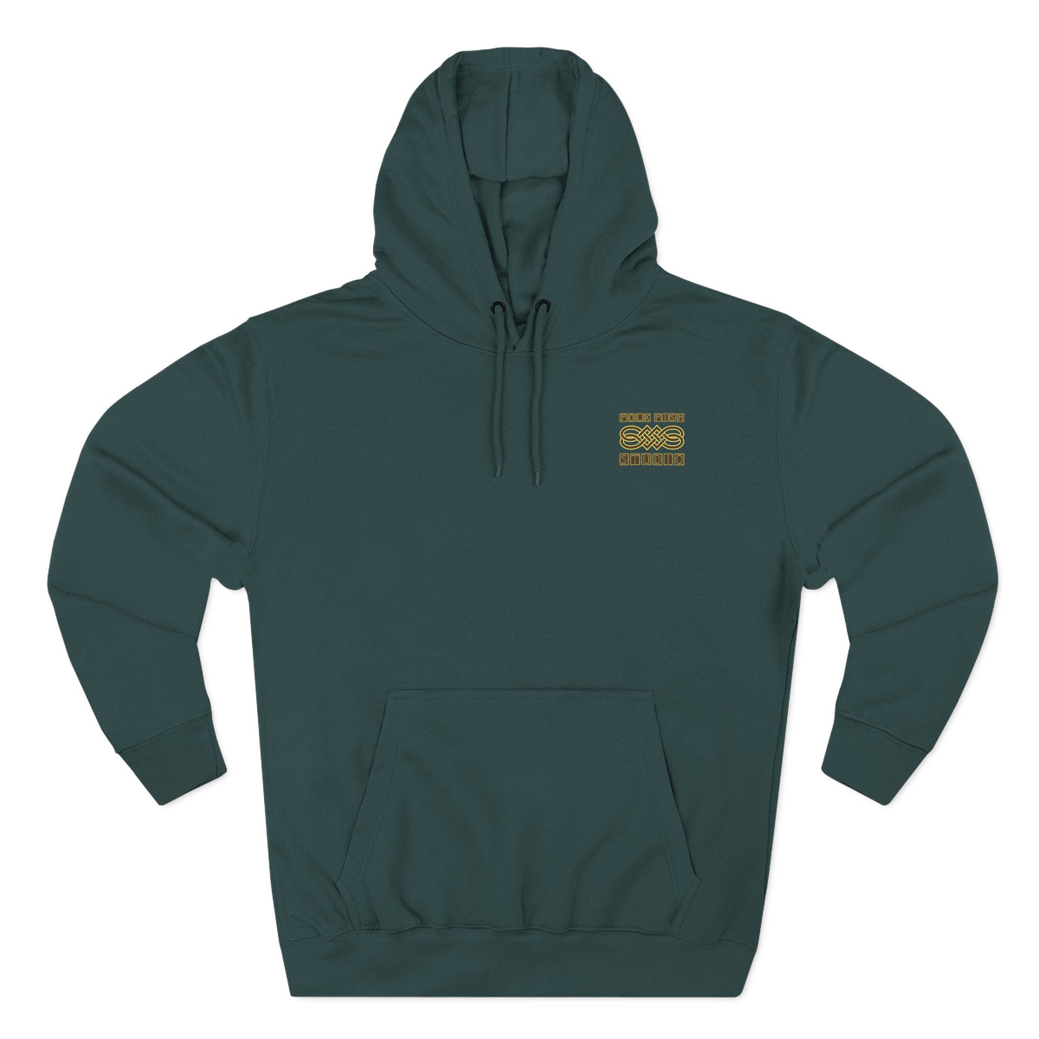 Flounder Pounder Folk Fish Hoodie - Image 9