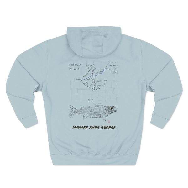 Maumee River Raider Folk Fish Hoodie