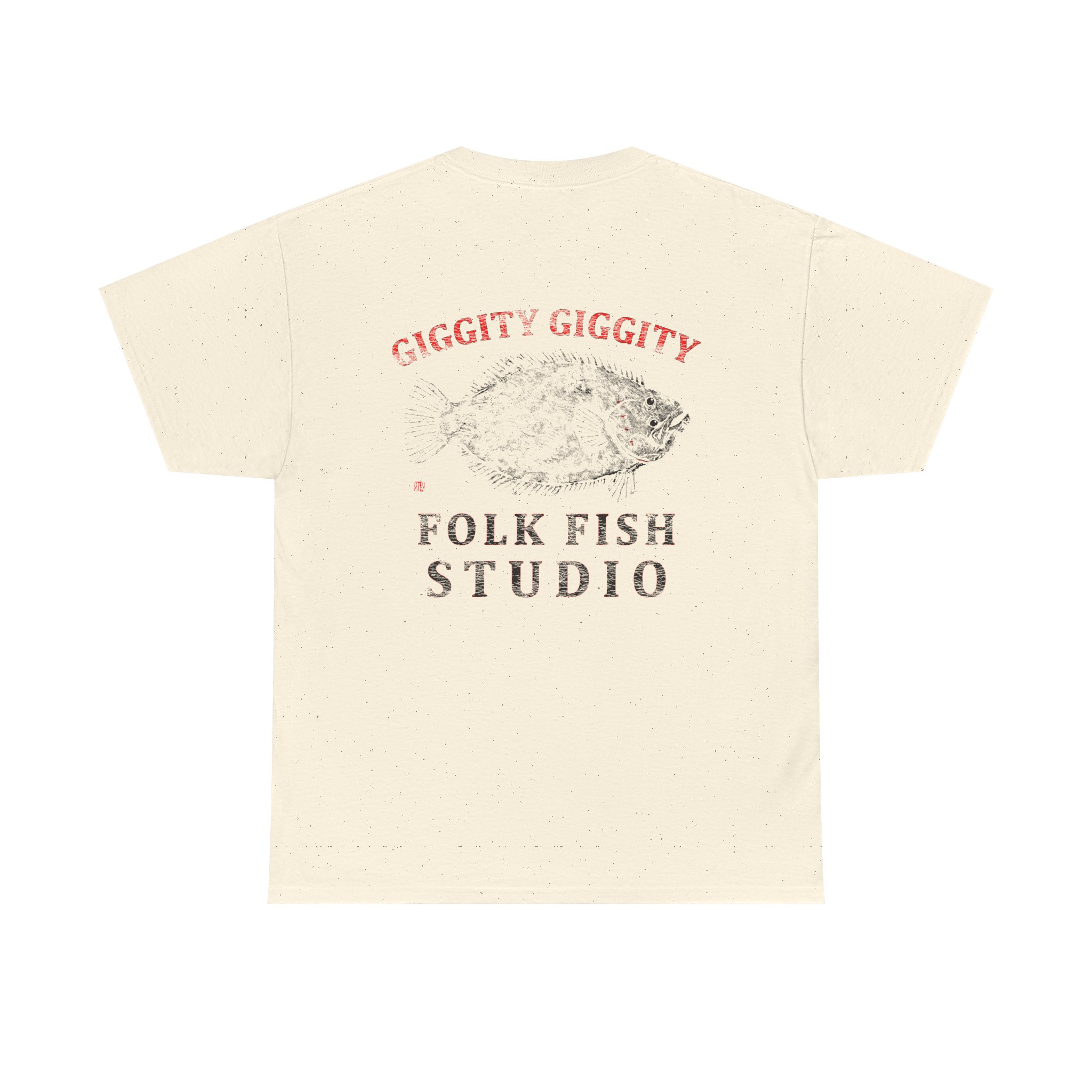 Giggity Giggity Doormat Folk Fish T-Shirt - Image 5