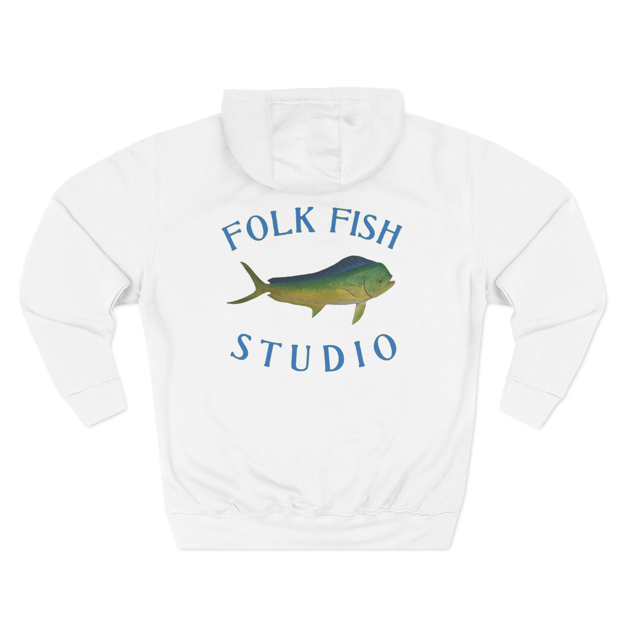 Mahi Mahi Folk Fish Hoodie - Image 11