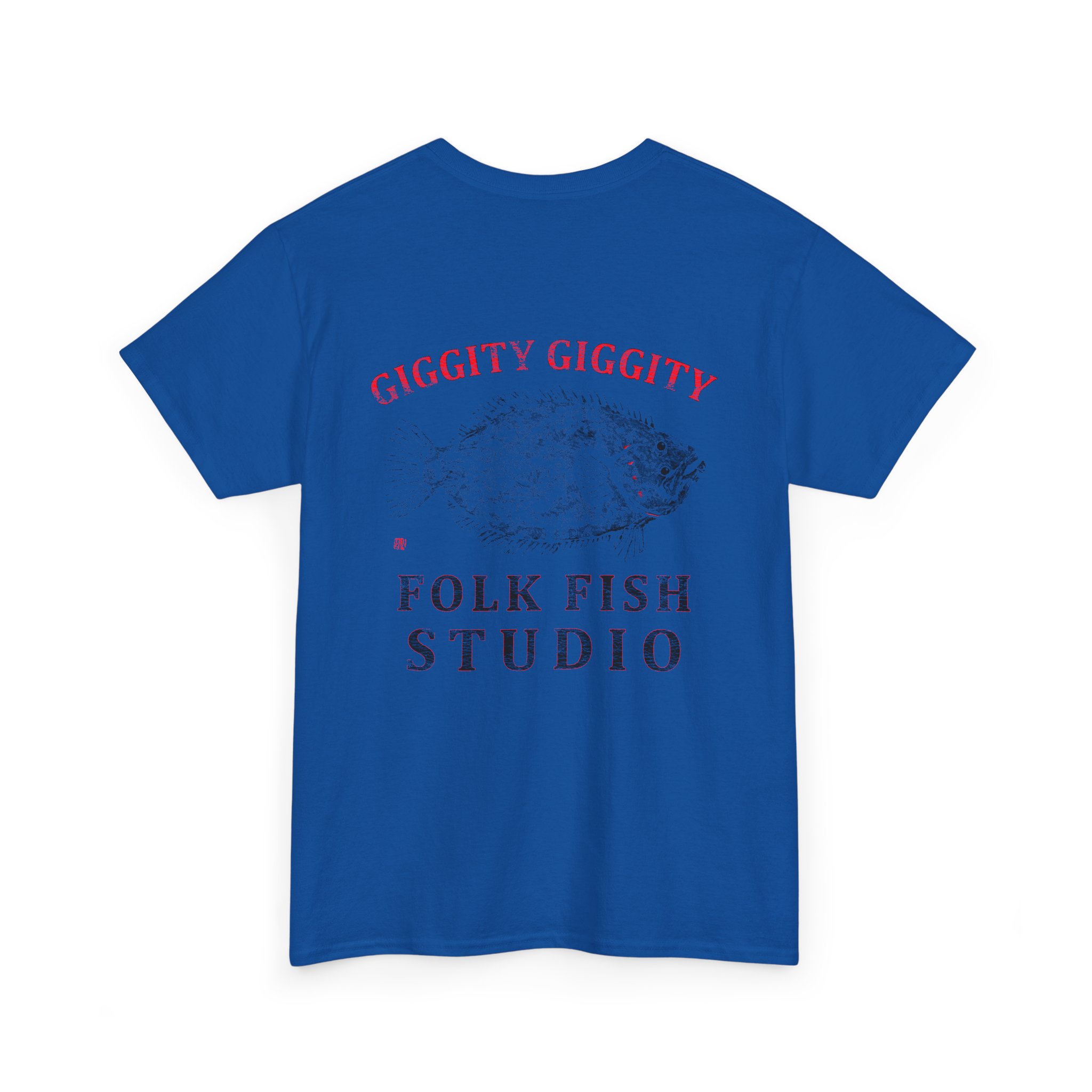 Giggity Giggity Doormat Folk Fish T-Shirt - Image 20