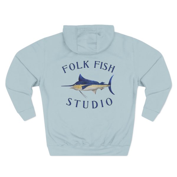 Old Man Marlin Folk Fish Hoodie