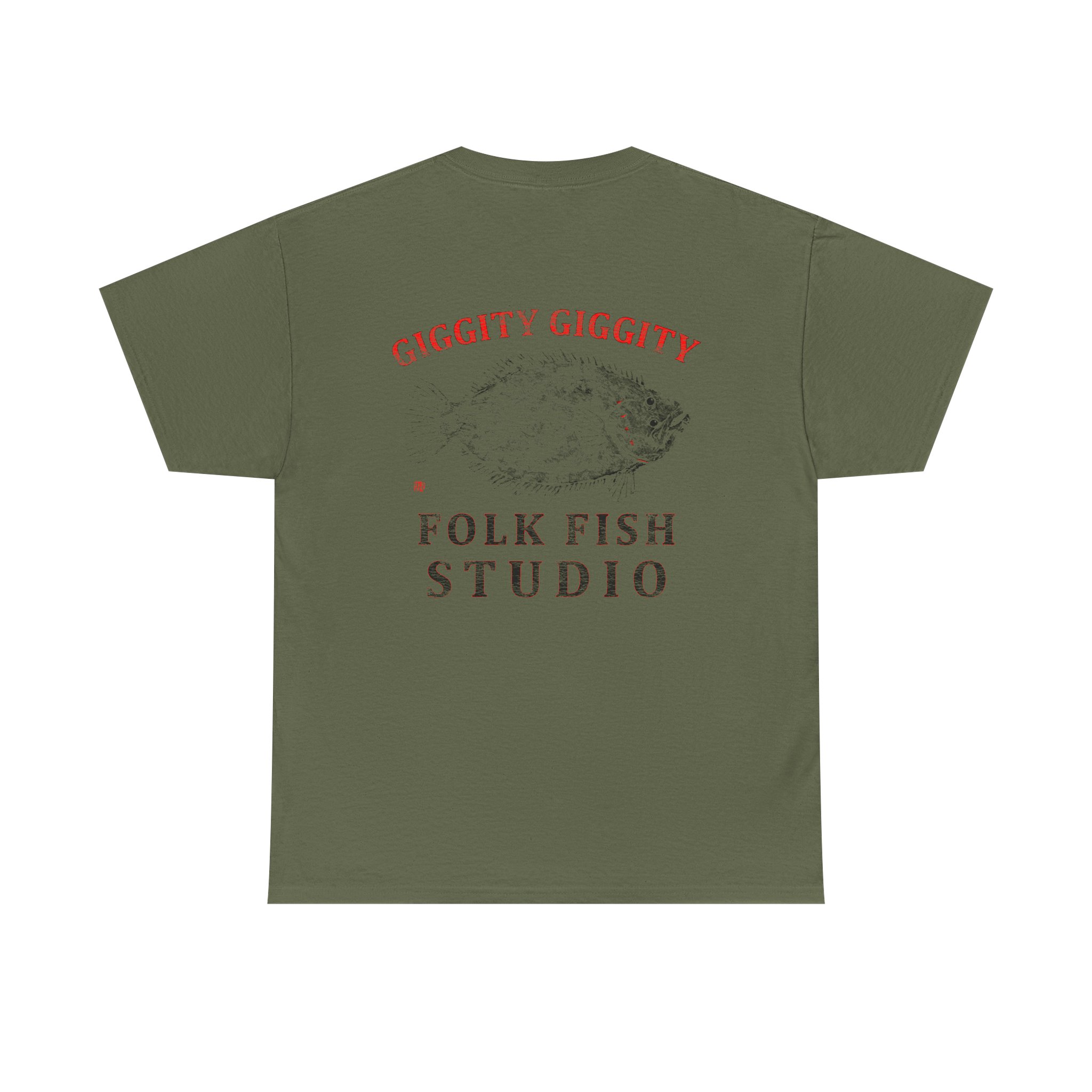 Giggity Giggity Doormat Folk Fish T-Shirt - Image 14