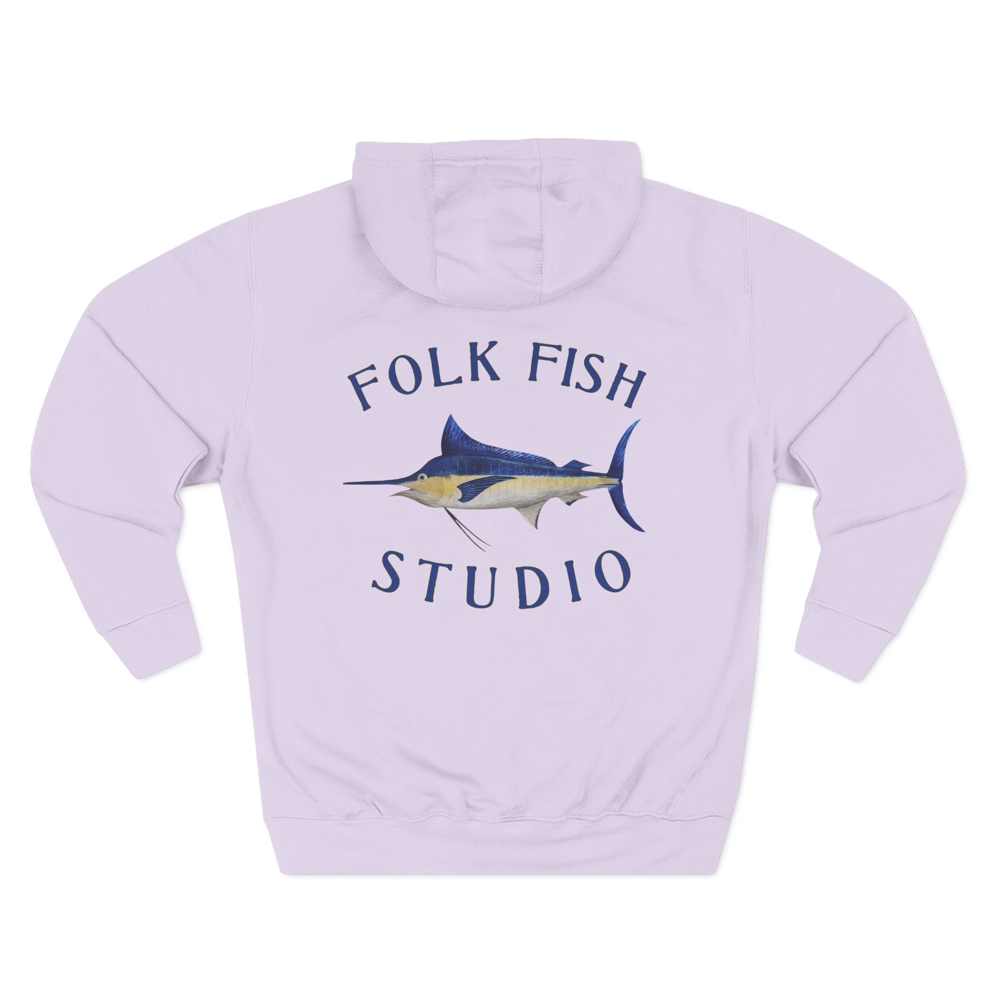 Old Man Marlin Folk Fish Hoodie - Image 15