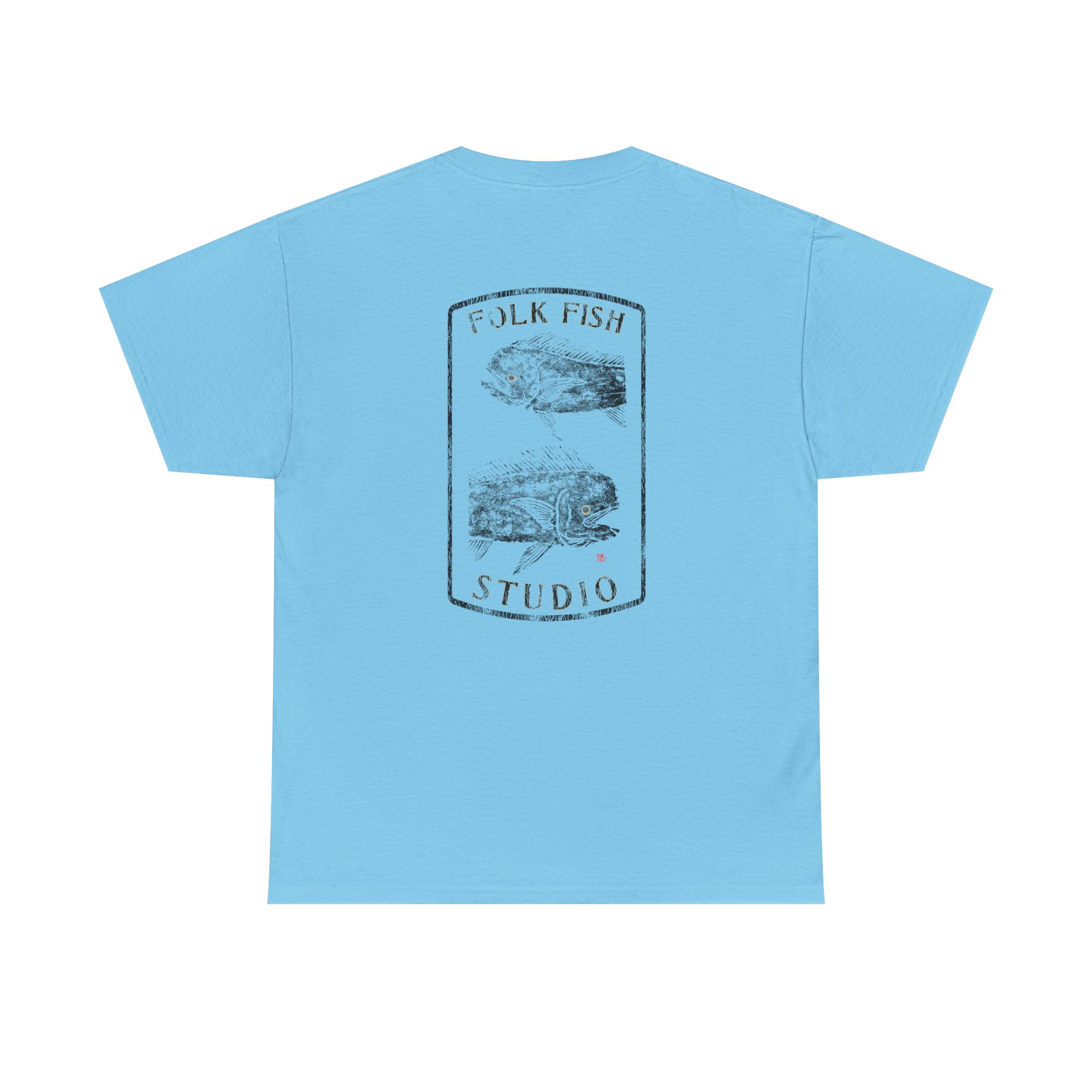 Double Up Folk Fish T-Shirt - Image 14