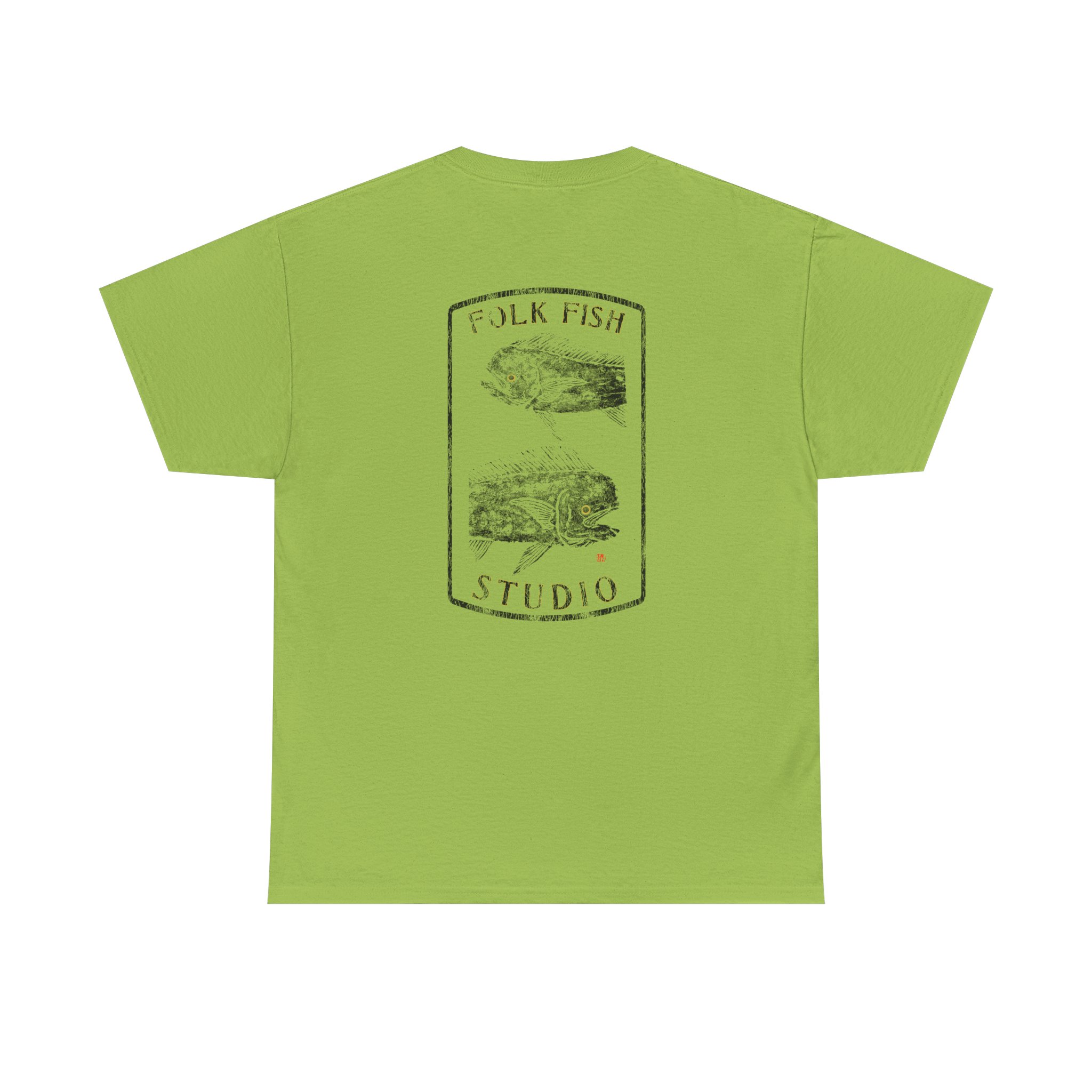 Double Up Folk Fish T-Shirt - Image 5