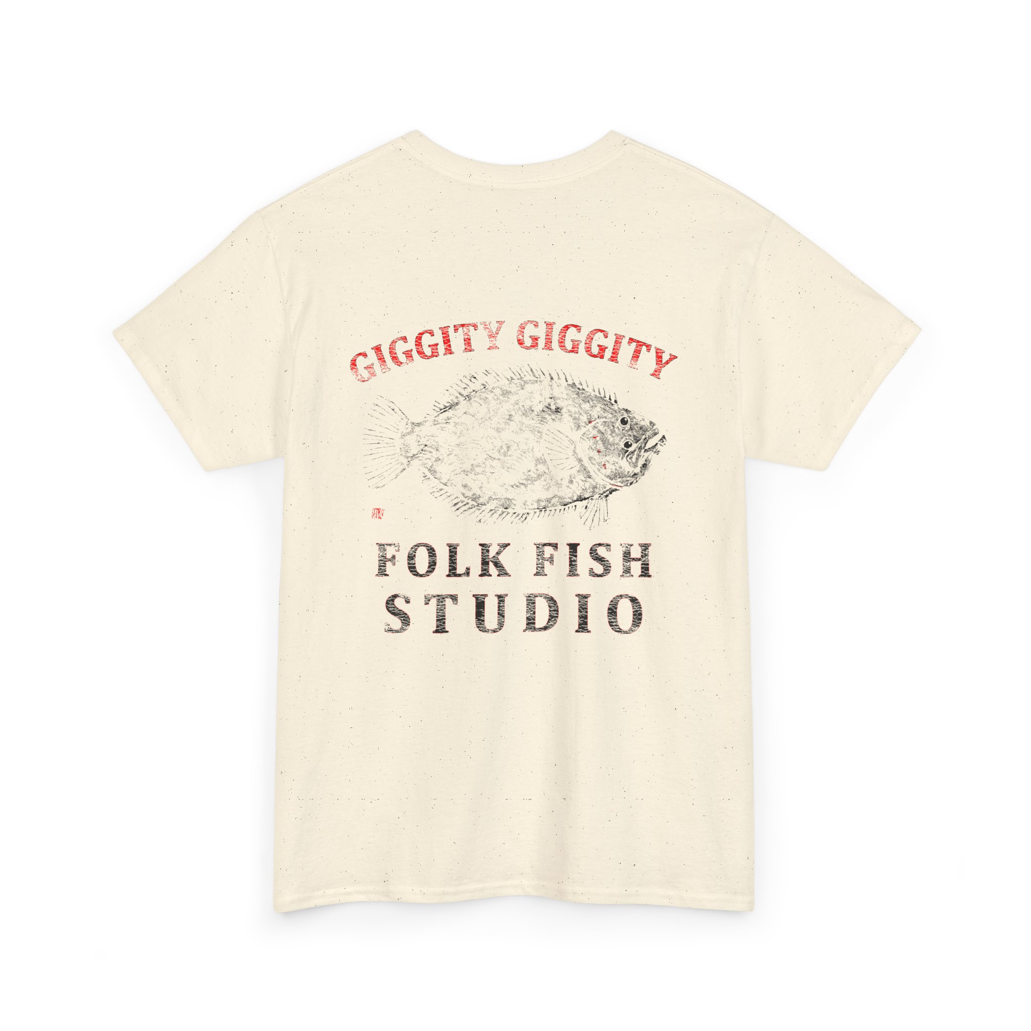 Giggity Giggity Doormat Folk Fish T-Shirt - Image 8