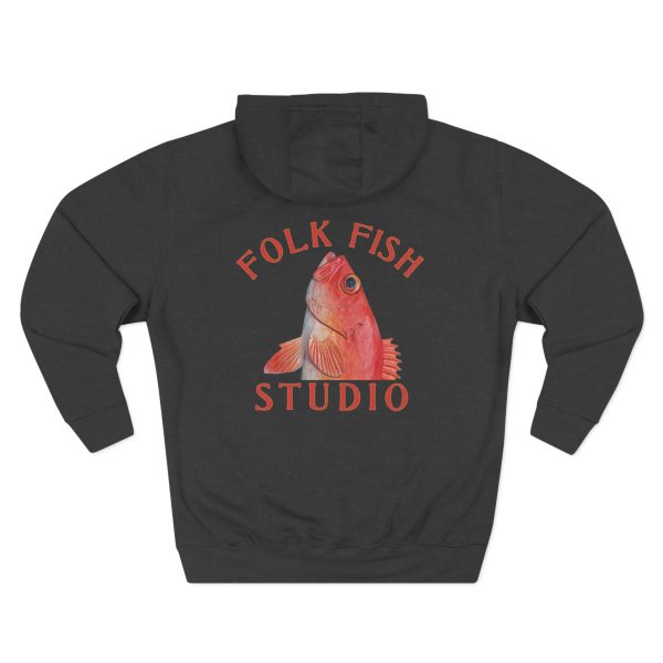 Acadian Red Head Folk Fish Hoodie