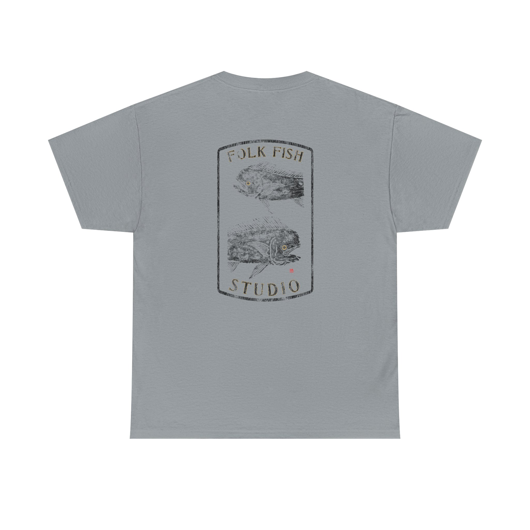 Double Up Folk Fish T-Shirt - Image 10