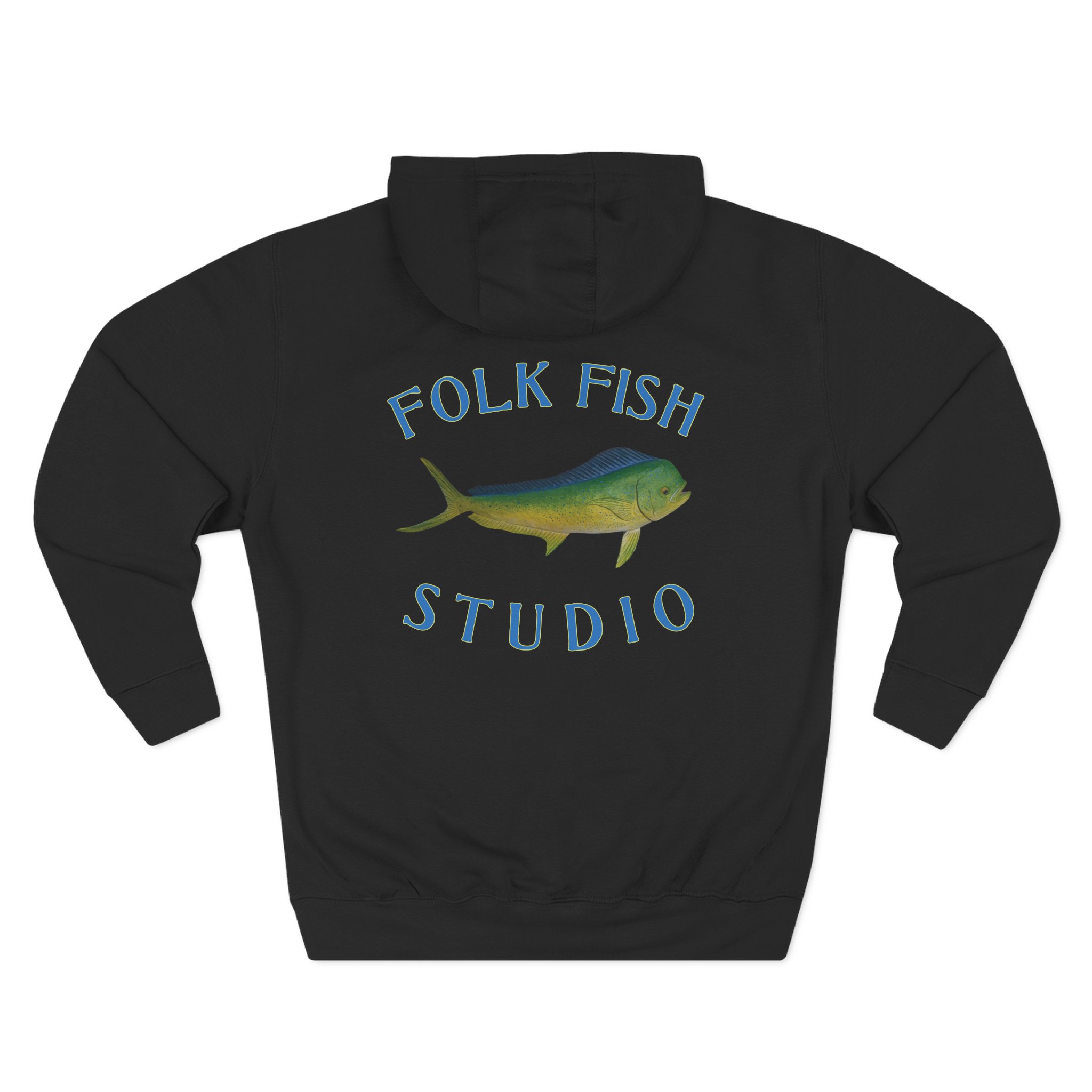 Mahi Mahi Folk Fish Hoodie - Image 15