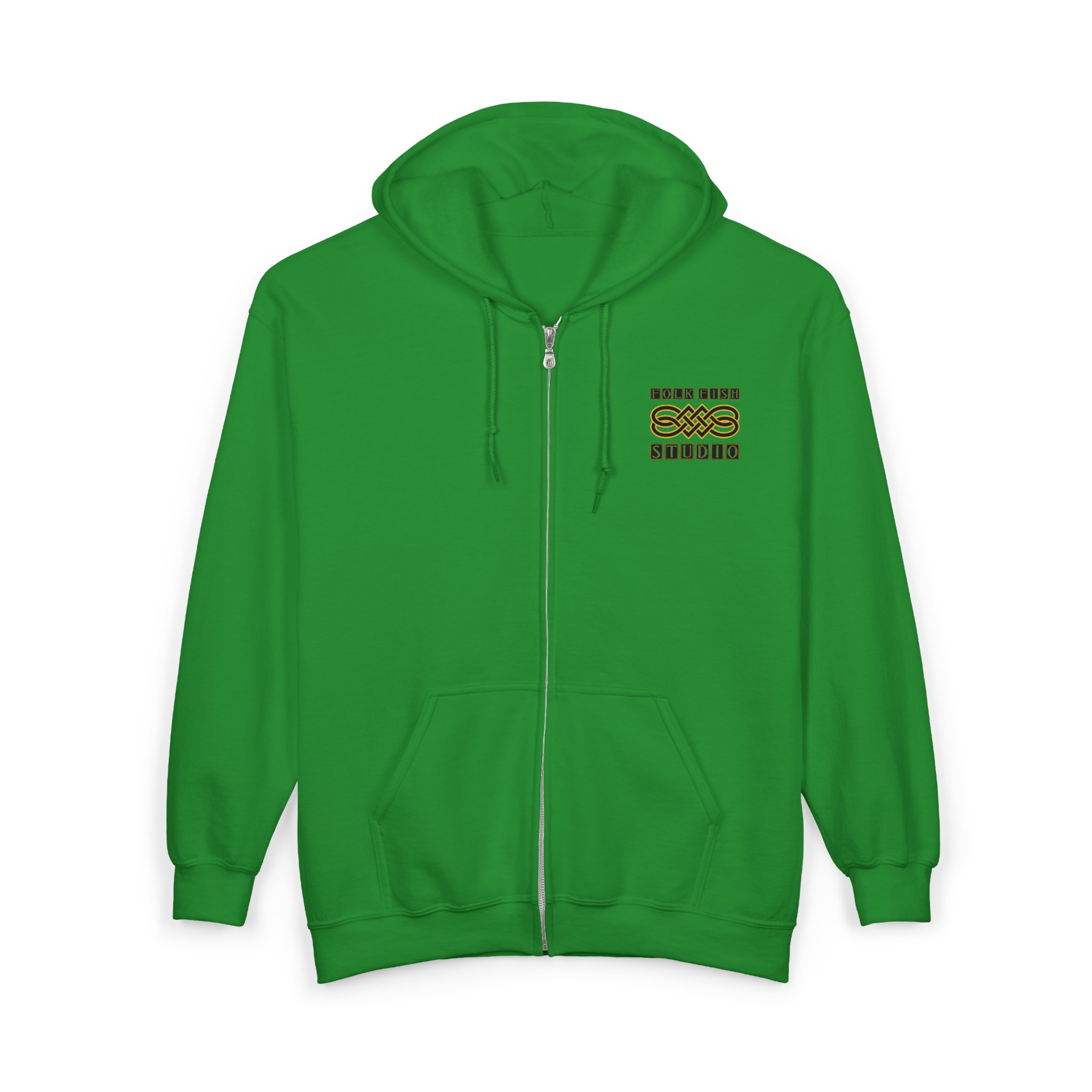 Lake Erie Walleye Hoodie — "Wally Season" Full-Zip Fishing Sweatshirt - Image 3