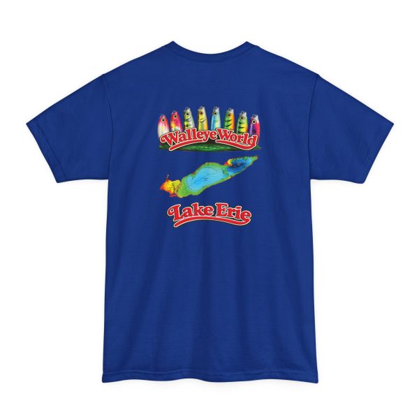 Big and Tall Walleye World Lake Erie Folk Fish Studio Tee