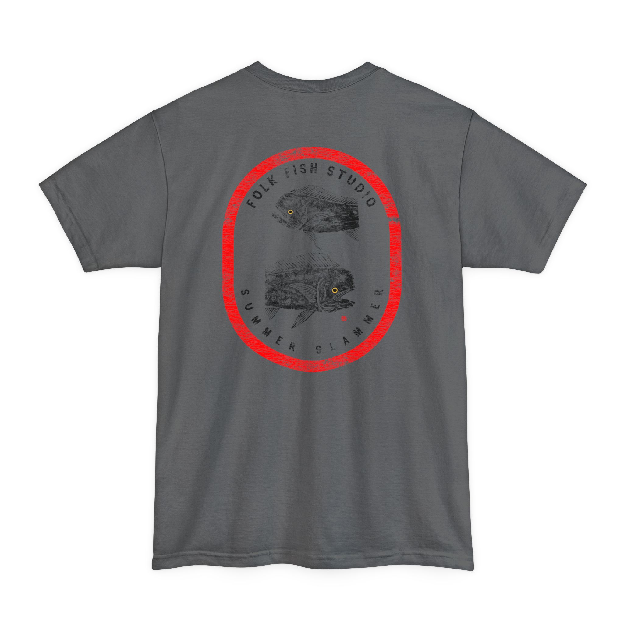 Big and Tall Gyo Summer Slammer — Retro Fish Graphic Tee - Image 8