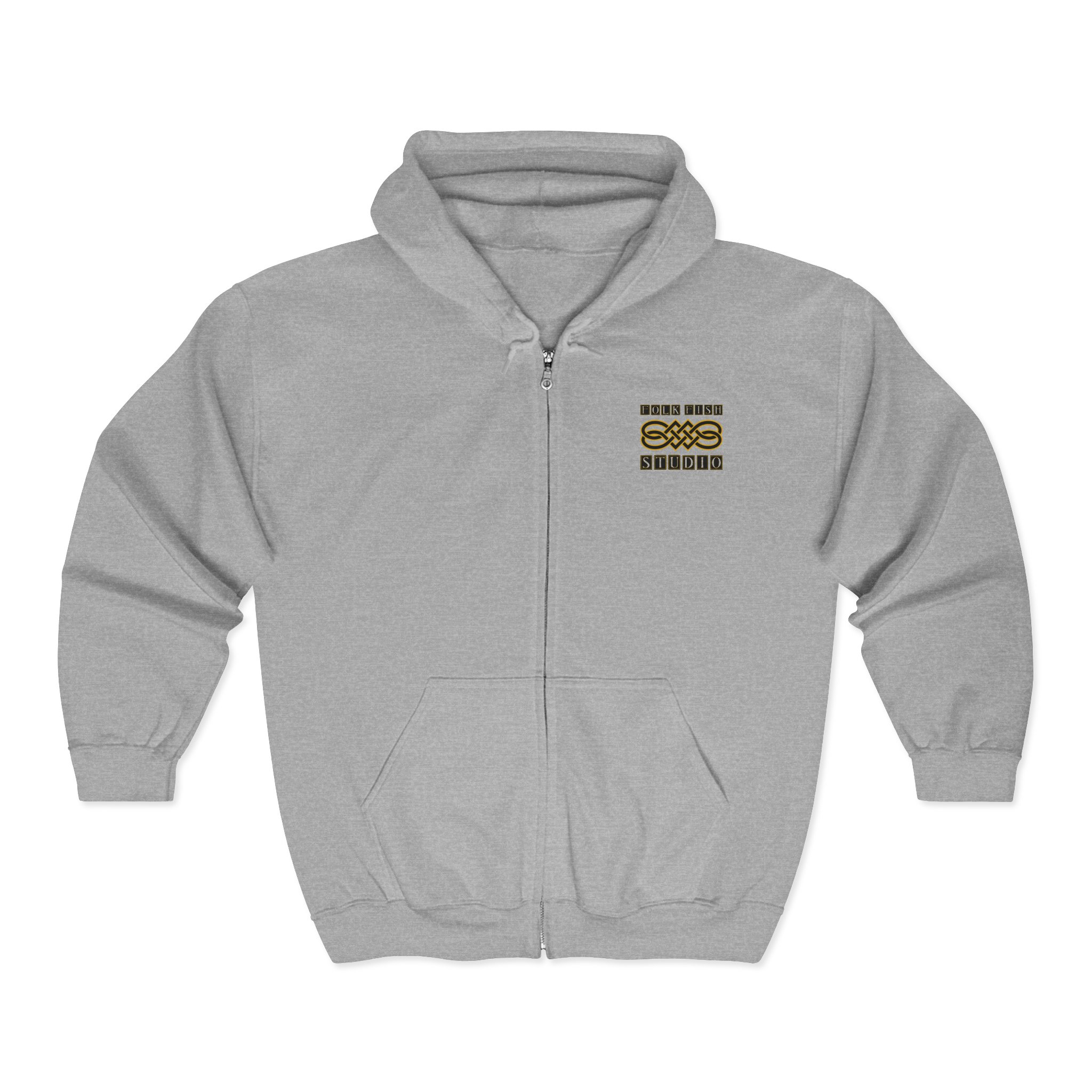 Lake Erie Walleye Hoodie — "Wally Season" Full-Zip Fishing Sweatshirt - Image 6