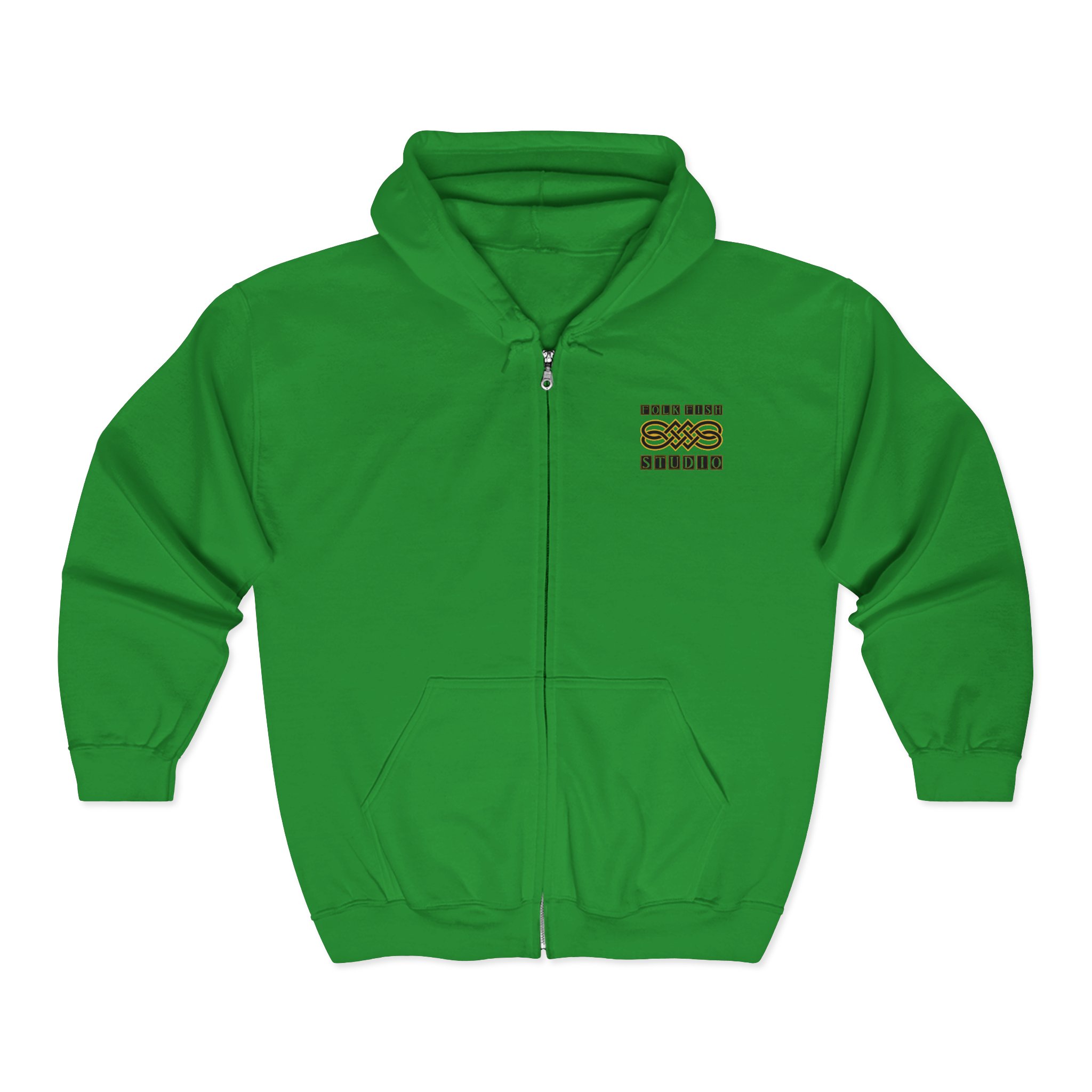 Lake Erie Walleye Hoodie — "Wally Season" Full-Zip Fishing Sweatshirt - Image 2