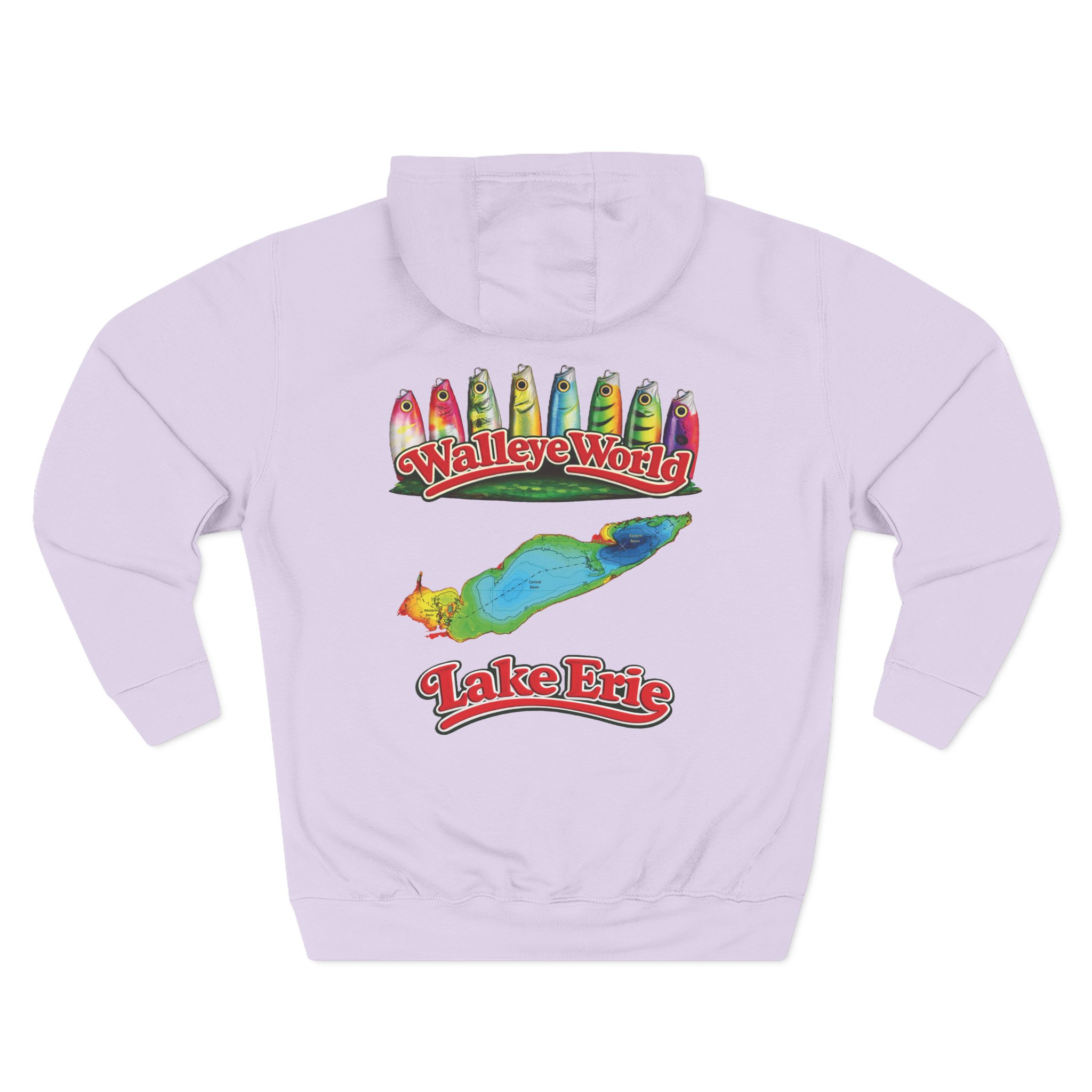 Walleye World Lake Erie Folk Fish Hoodie - Image 19