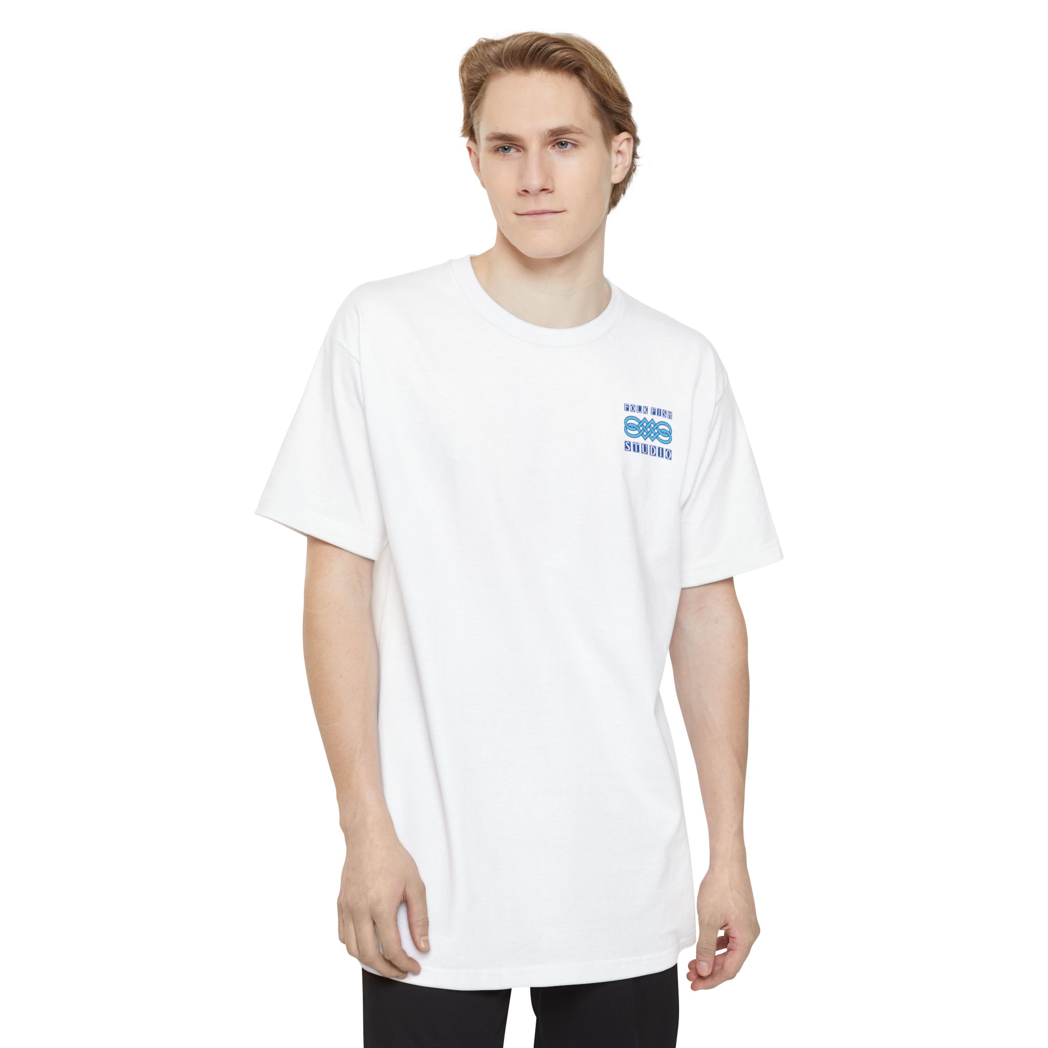 Big and Tall Say Hello to My Little Fish T-Shirt — Retro Fish Graphic Tee - Image 7